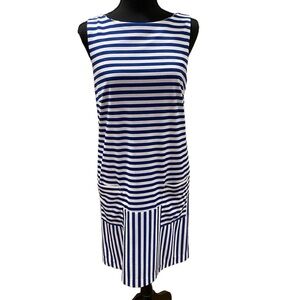 Premise Blue and White Stripe Shift